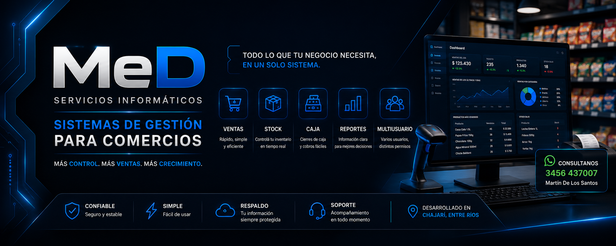¡Lleva la gestión de tu comercio al siguiente nivel con Kiosco Mensual!